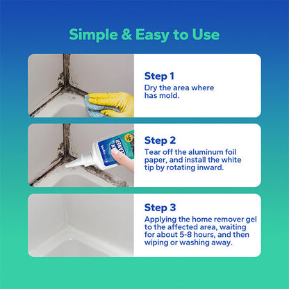 Overnight Mold Killer Gel! Erases Stubborn Mold in 15 Min, Eco Safe for Your Family